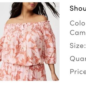 Floral Off-Shoulder Dress